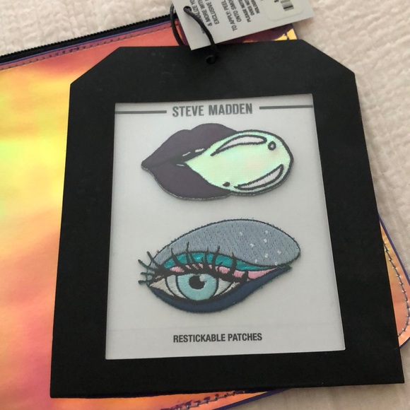 NWT Steve Madden holographic clutch - Picture 2 of 4